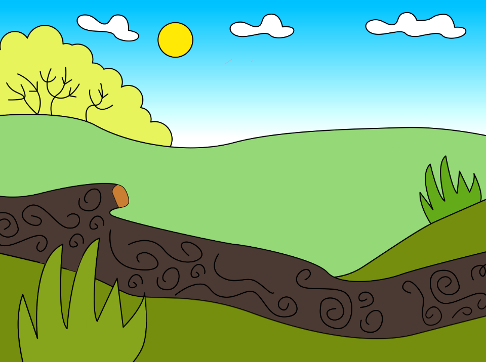 Green meadow