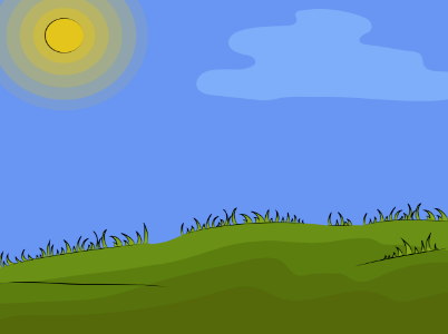 Green meadow