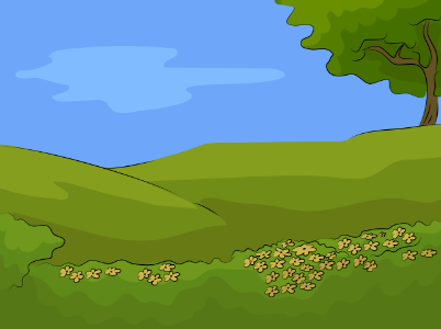 Green meadow