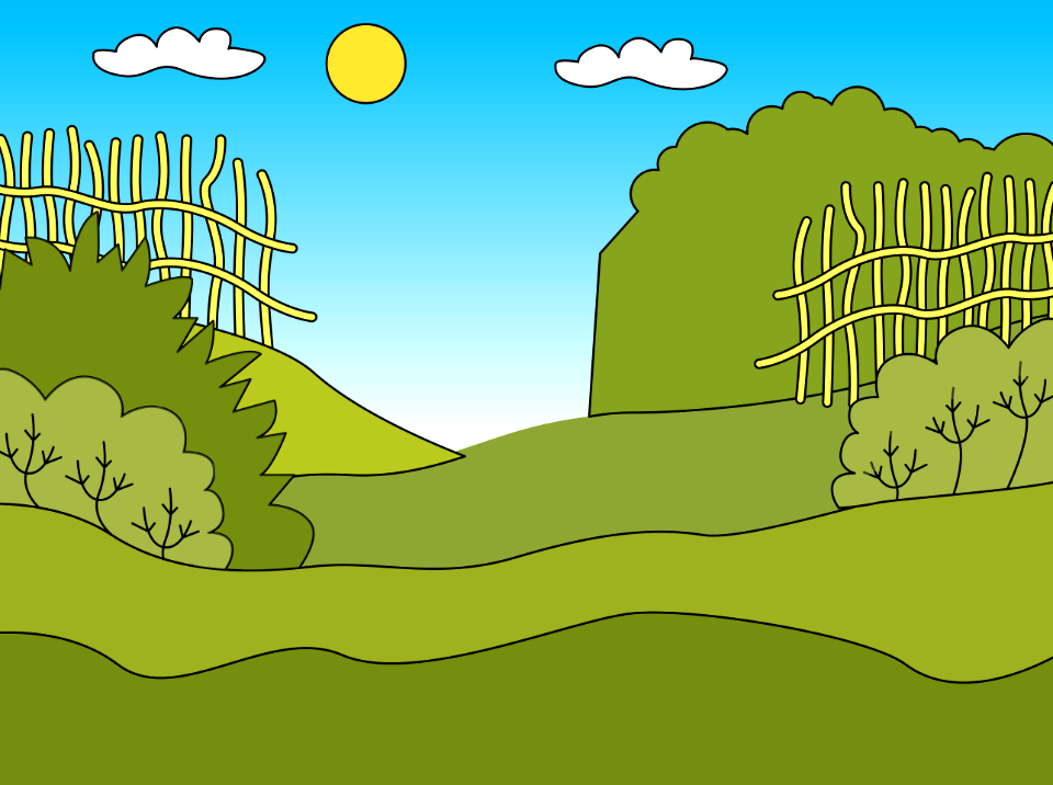 Green meadow