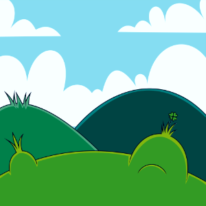 Green meadow