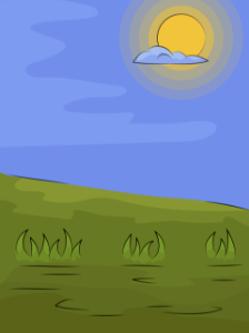 Green meadow