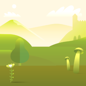 Green meadow