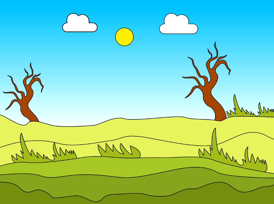 Green meadow
