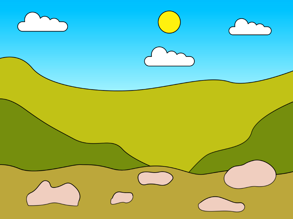 Green meadow