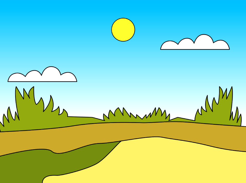 Green meadow