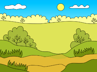 Green prairie