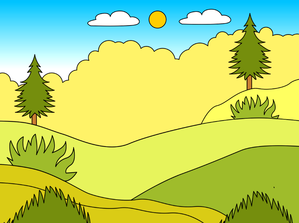 Hills landscape
