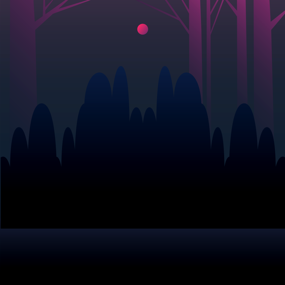 Purple forest