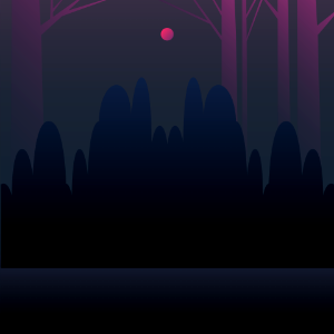 Purple forest