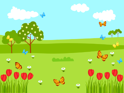 Tulips meadow