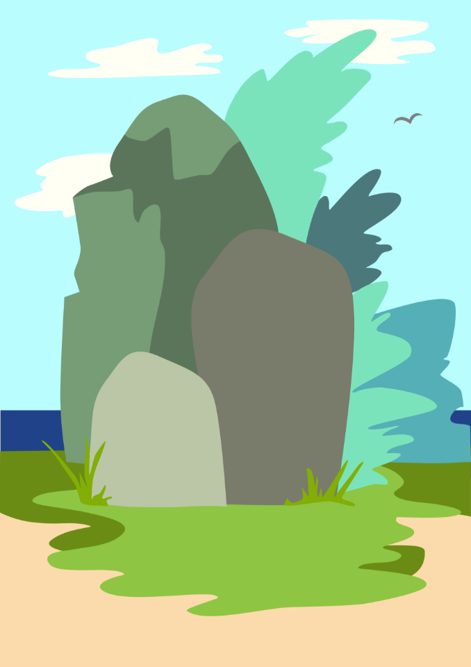 Grey rock