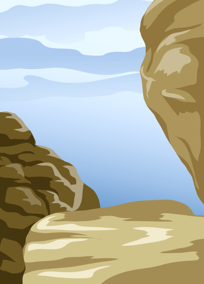 Light brown rock