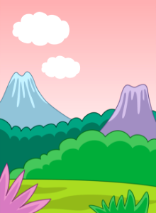 Mountains forests
