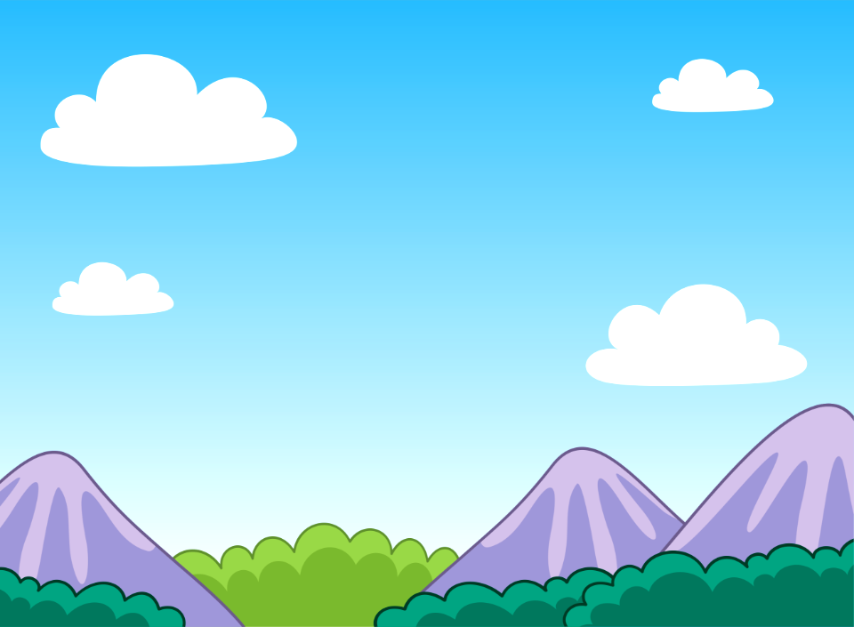 Purple mountains landscape