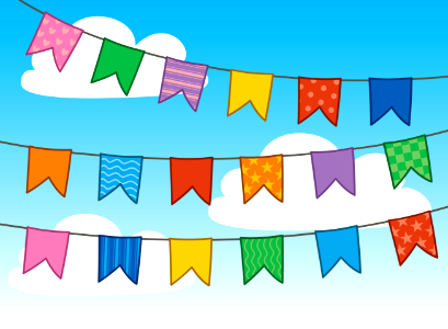 Party flags