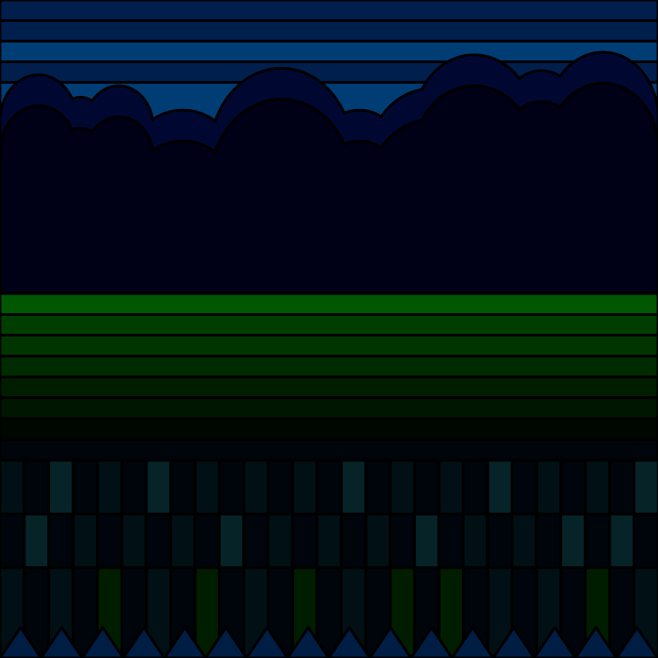 Pixel meadow