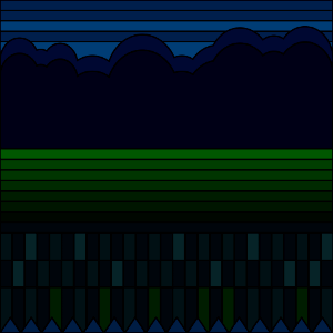 Pixel meadow