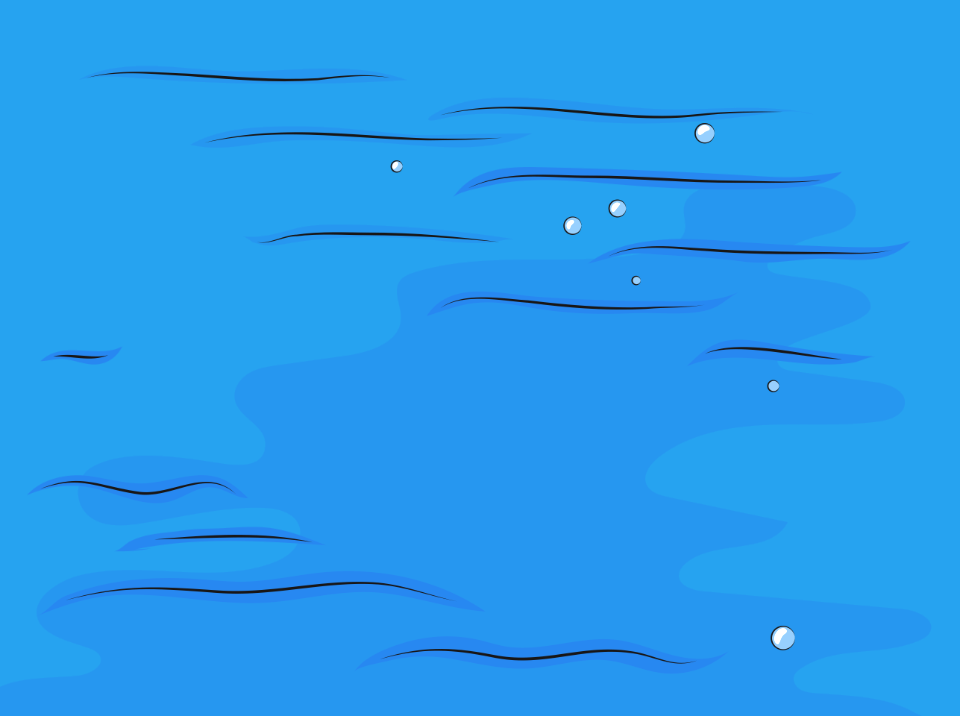 Blue water