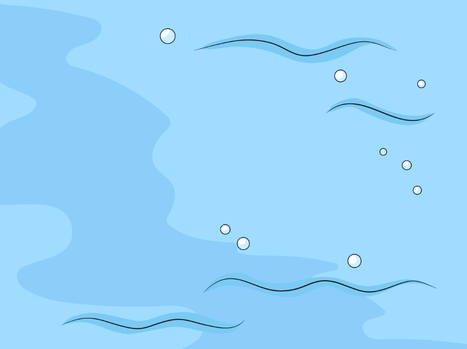 Blue water