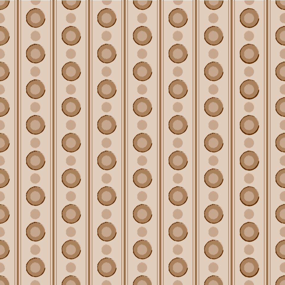 Brown circles