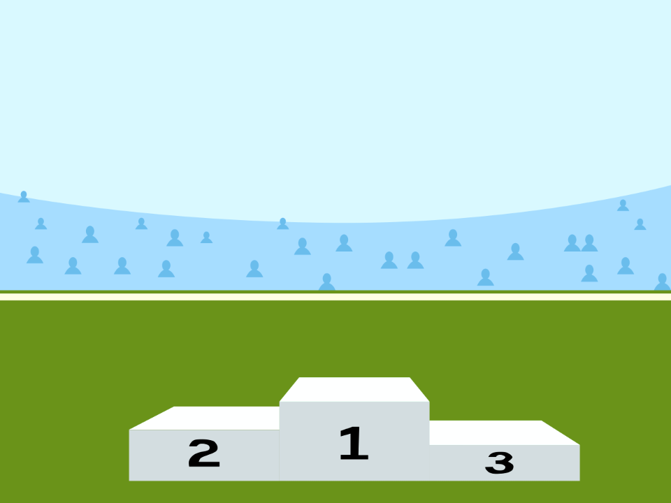White podium