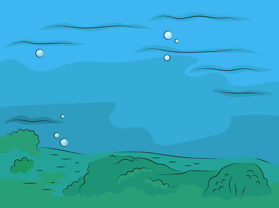 Underwater bottom