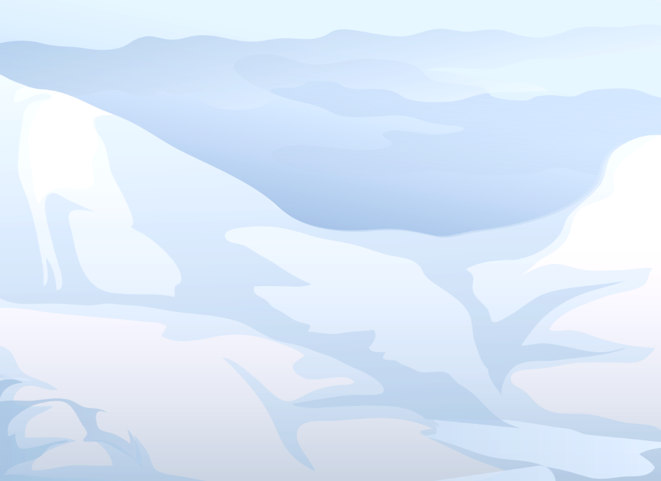 White glacier