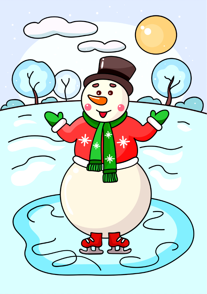 Christmas snowman