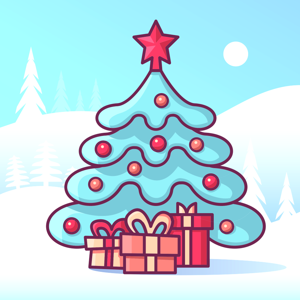 Christmas tree color