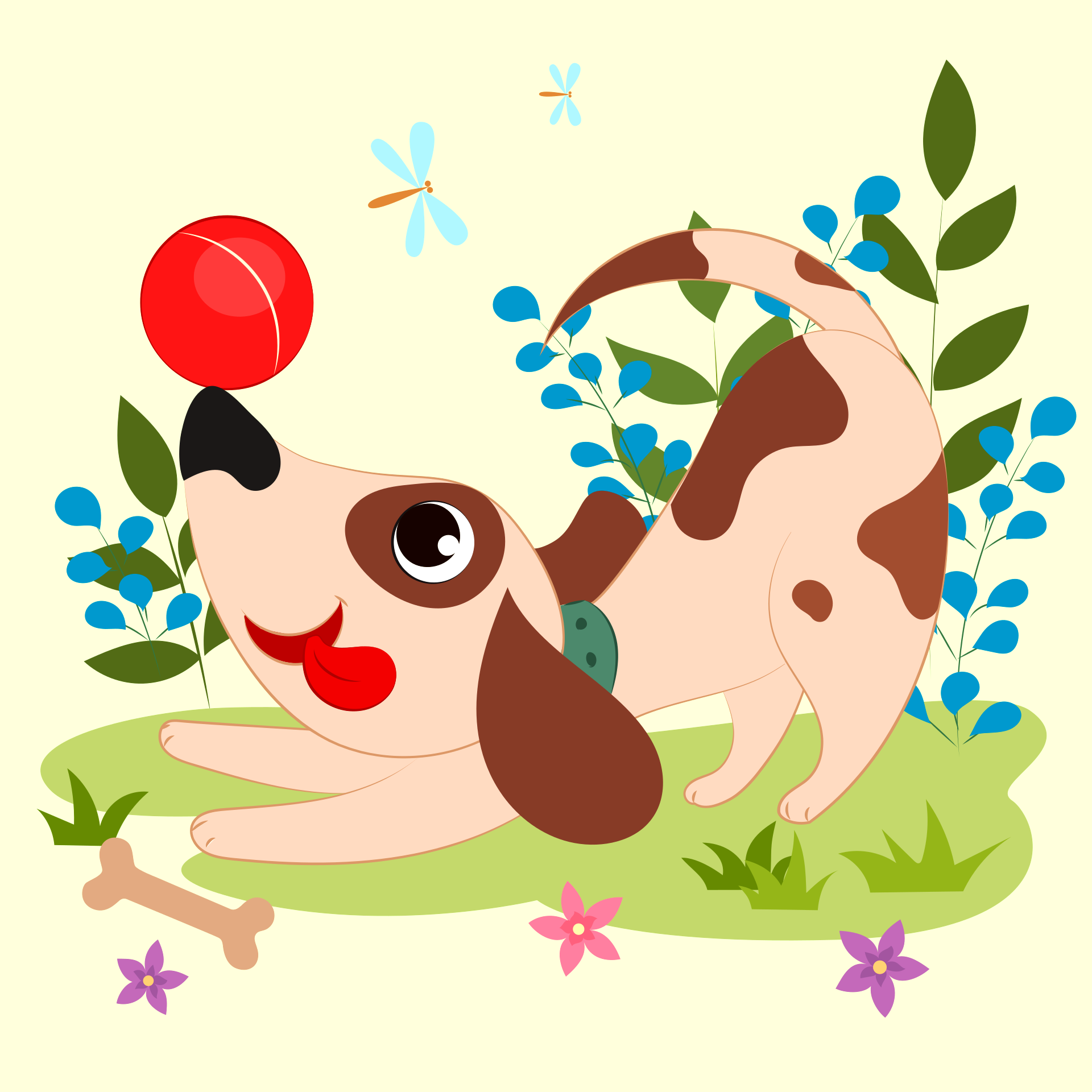2500+ Free Dog Digital Illustrations