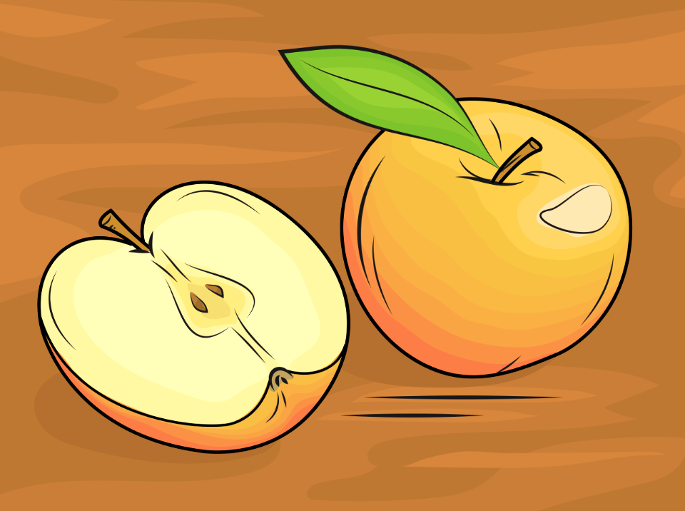 Apples on the table