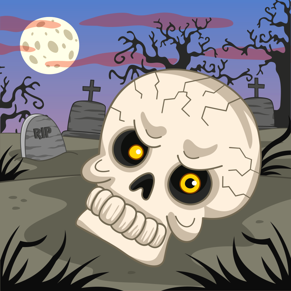 Evil skull