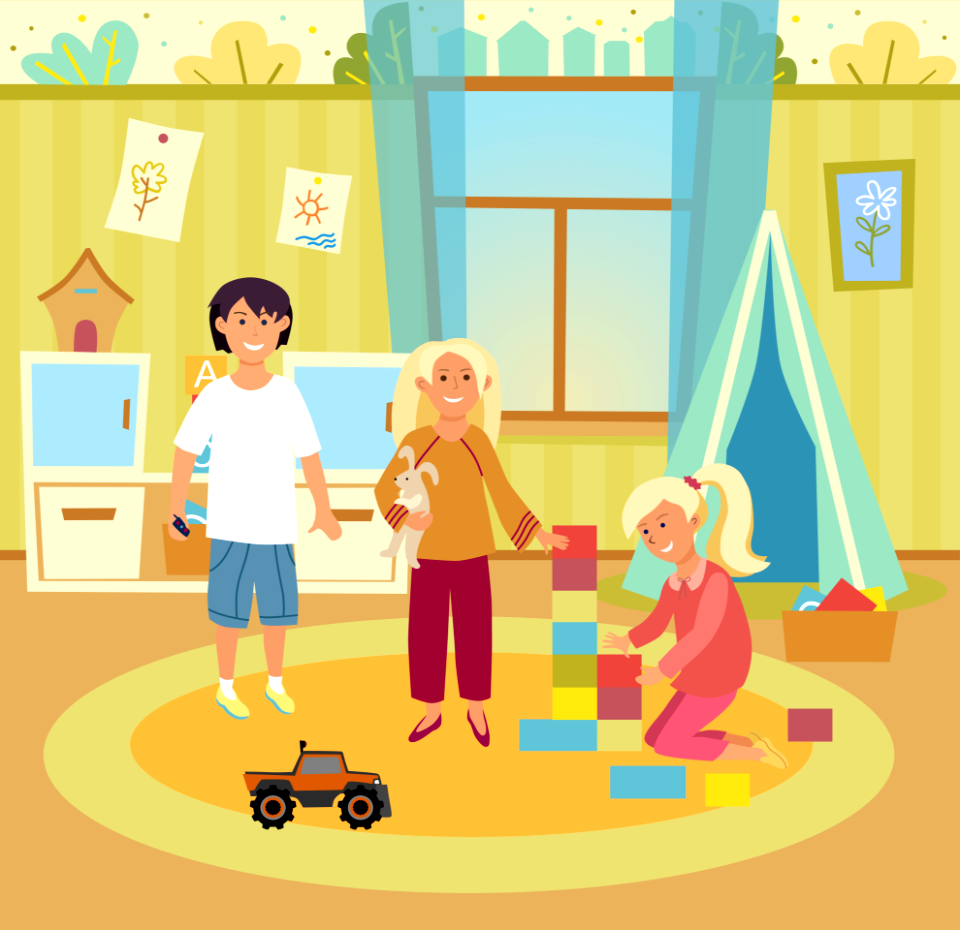 Kids playing