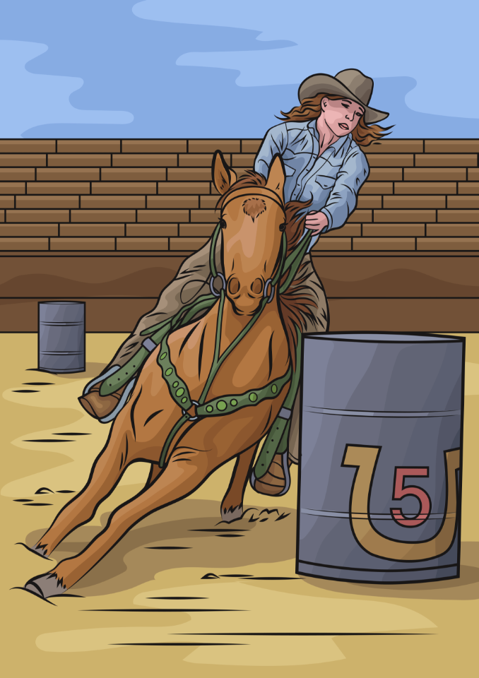 Horse Barrel Racing