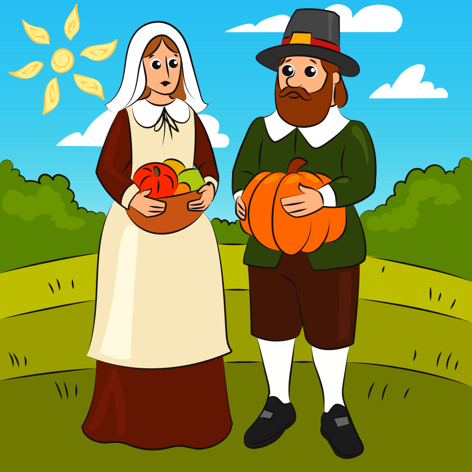 Pilgrim couple