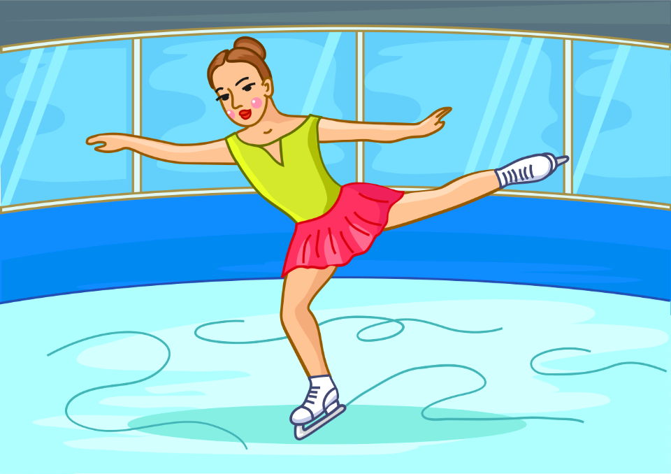 Ice skating