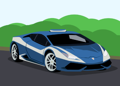 Lamborghini Police Car