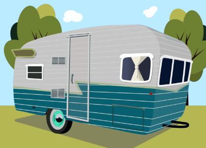Vintage camper