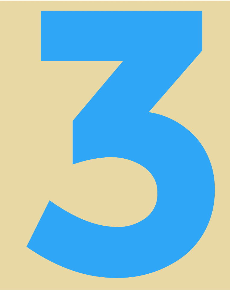 Blue 03 three digit background