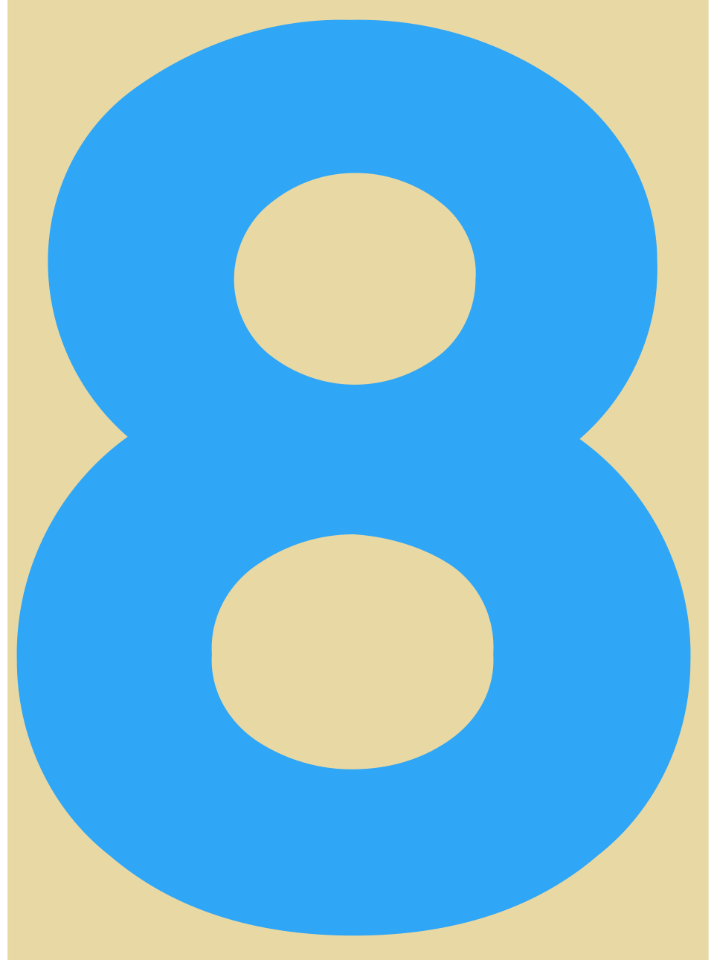Blue 08 eight digit background