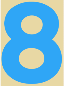 Blue 08 eight digit background