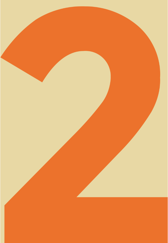 Orange 02 two digit background
