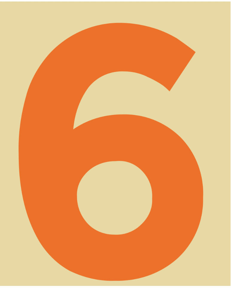 Orange 06 six digit background