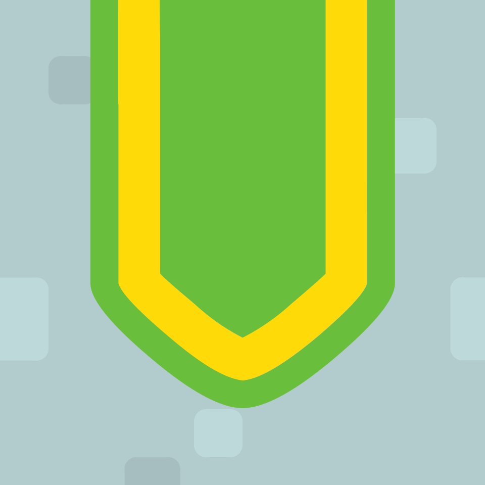 Green heraldic flag 01 background