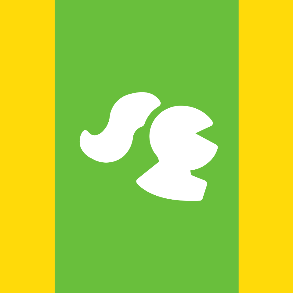 Green heraldic flag 02 knight background