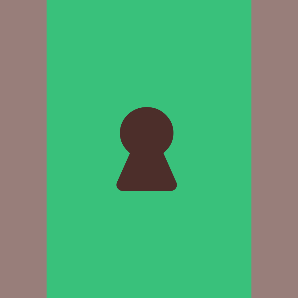 Green keyhole 02 background