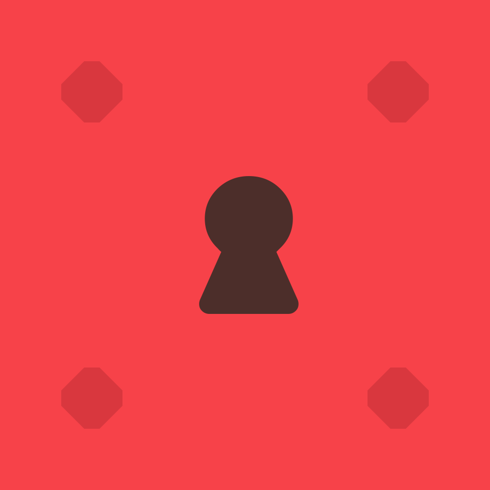 Red keyhole 02 background