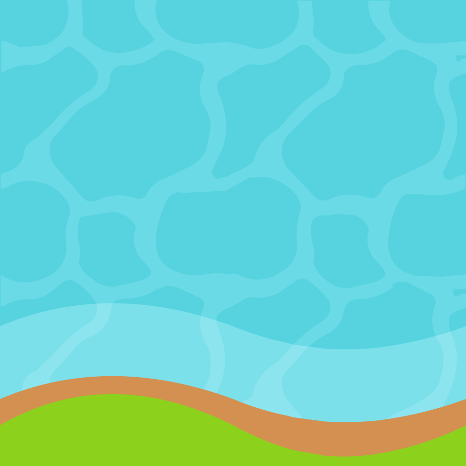 Green grass blue water 04 background