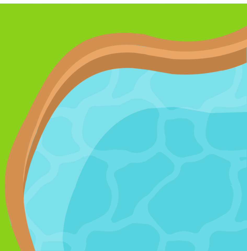 Green grass blue water 08 background